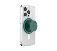 PopSockets Impugnatura per telefono MagSafe con cavalletto, supporto magnetico, parte superiore sostituibile, presa sicura per custodie MagSafe per iPhone e tablet, in pino fresco martellato smaltato