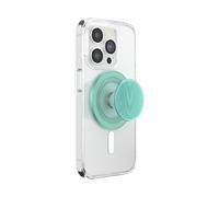 PopSockets Impugnatura rotonda compatibile con MagSafe, anello adattatore incluso, supporto per telefono, compatibile con ricarica wireless, allume moire turchese