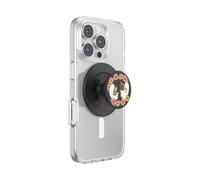 PopSockets Impugnatura per telefono per MagSafe con cavalletto, supporto magnetico, parte superiore sostituibile, presa sicura per custodie MagSafe per iPhone e tablet - Bookish Besties