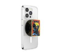 PopSockets Impugnatura per telefono per MagSafe, presa magnetica sicura e supporto per telefono, cavalletto a mani libere, compatibile con ricarica wireless, Batman - Cover smaltata a fumetto