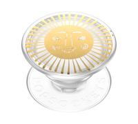 PopSockets, Impugnatura per telefono traslucida, con supporto espandibile, motivo con sole (sun goddess)
