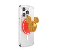 PopSockets Impugnatura rotonda per telefono compatibile con MagSafe, anello adattatore incluso, supporto per telefono, compatibile con ricarica wireless - Mickey Waffle
