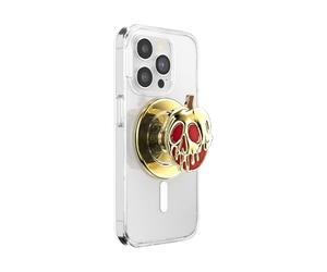 PopSockets - Impugnatura rotonda per telefono compatibile con MagSafe, anello adattatore incluso, supporto per telefono, compatibile con ricarica wireless, Disney Villians- Poison Apple