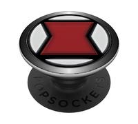 PopSockets Marvel Black Widow Classic Symbol Icon Supporto e Impugnatura per Smartphone e Tablet