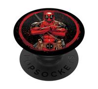 PopSockets Marvel Deadpool Wade Wilson Icon Supporto e Impugnatura per Smartphone e Tablet