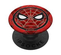 PopSockets Marvel Spider-Man Spidey Mask Webs PopGrip: Impugnatura per Telefoni Cellulari e Tablet Intercambiabile