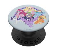 PopSockets My Little Pony: Friendship Is Magic Group Prance PopGrip: Impugnatura per Telefoni Cellulari e Tablet Intercambiabile