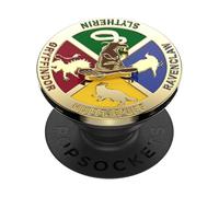PopSockets Phone Grip con cavalletto espandibile, impugnatura adesiva, Harry Potter - Spinner per cappello di selezione smaltato