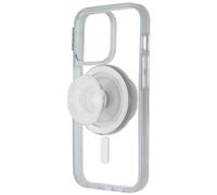 PopSockets: PopCase PlantCore per MagSafe - Custodia a Base Vegetale per iPhone 15 Pro con PopGrip compatibile con MagSafe - Supporto e impugnatura per telefono con un Top Intercambiabile - Clear