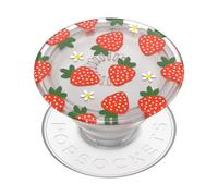 PopSockets: PopGrip Plant - Supporto e Impugnatura Estensibile Realizzati con Materiali a Base Vegetale con un Top Intercambiabile per Smartphone e Tablet - Berries and Cream