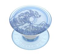 PopSockets: PopGrip Plant - Supporto e Impugnatura Estensibile Realizzati con Materiali a Base Vegetale con un Top Intercambiabile per Smartphone e Tablet - Translucent Ocean