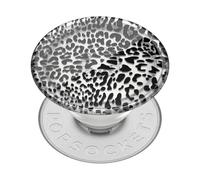 PopSockets: PopGrip Plant - Supporto e Impugnatura Estensibile Realizzati con Materiali a Base Vegetale con un Top Intercambiabile per Smartphone e Tablet - Translucent Black Leopard