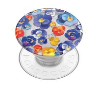 PopSockets: PopGrip Plant - Supporto e Impugnatura Estensibile Realizzati con Materiali a Base Vegetale con un Top Intercambiabile per Smartphone e Tablet - Pansy Raid