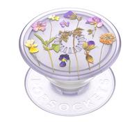 PopSockets: PopGrip Plant - Supporto e Impugnatura Estensibile Realizzati con Materiali a Base Vegetale con un Top Intercambiabile per Smartphone e Tablet - Purple Fields