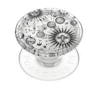 PopSockets: PopGrip Plant - Supporto e Impugnatura Estensibile Realizzati con Materiali a Base Vegetale con un Top Intercambiabile per Smartphone e Tablet - Translucent Cosmic Sun