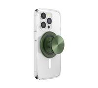PopSockets: PopGrip Round for MagSafe - Anello adattatore per MagSafe incluso - Espandibile supporto e impugnatura per telefono con parte superiore intercambiabile per smartphone e custodie - Alum