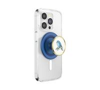 PopSockets: PopGrip Round for MagSafe - Anello adattatore per MagSafe incluso - Espandibile supporto e impugnatura per telefono con parte superiore intercambiabile per smartphone e custodie - Blue