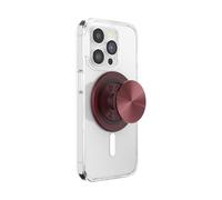 PopSockets: PopGrip Round for MagSafe - Anello adattatore per MagSafe incluso - Espandibile supporto e impugnatura per telefono con parte superiore intercambiabile per smartphone e custodie - Alum