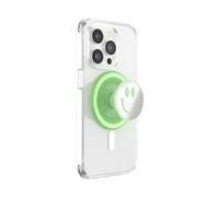 PopSockets: PopGrip Round per MagSafe - Anello Adattatore Incluso - Supporto e Impugnatura per Smartphone e Cover con Top Intercambiabile - Matcha Dew Happy Reflex