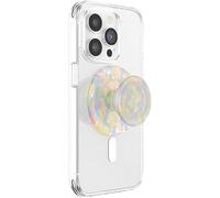 PopSockets: PopGrip Round per Magsafe - Anello Adattatore per MagSafe Incluso - Supporto e Impugnatura per Telefoni Cellulari e Custodia con un Top Intercambiabile - Rainbow Glass