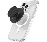 PopSockets: PopGrip Round per Magsafe - Anello Adattatore per MagSafe Incluso - Supporto e Impugnatura per Telefoni Cellulari e Custodia con un Top Intercambiabile - Black