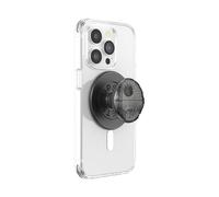 PopSockets: PopGrip Round per Magsafe - Anello Adattatore per MagSafe Incluso - Supporto e Impugnatura per Telefoni Cellulari e Custodia con un Top Intercambiabile - Death Star Dimensional (Metal)