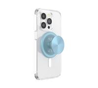PopSockets: PopGrip Round per Magsafe - Anello Adattatore per MagSafe Incluso - Supporto e Impugnatura per Telefoni Cellulari e Custodia con un Top Intercambiabile - Aluminum Blue Sigh