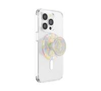 PopSockets: PopGrip Round per Magsafe - Anello Adattatore per MagSafe Incluso - Supporto e Impugnatura per Telefoni Cellulari e Custodia con un Top Intercambiabile - Rainbow Glass
