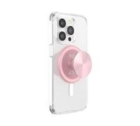 PopSockets: PopGrip Round per Magsafe - Anello Adattatore per MagSafe Incluso - Supporto e Impugnatura per Telefoni Cellulari e Custodia con un Top Intercambiabile - Aluminum Dusty Rose