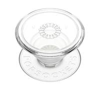 PopSockets: PopGrip - Supporto e Impugnatura per Telefoni Cellulari e Tablet con un Top Intercambiabile - Clear