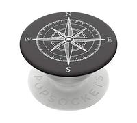 PopSockets PopGrip - Supporto e Impugnatura per Telefoni Cellulari e Tablet con Un Top Intercambiabile - Compass
