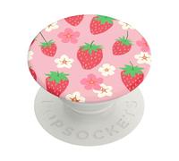 PopSockets PopGrip - Supporto e Impugnatura per Telefoni Cellulari e Tablet con Un Top Intercambiabile - Berry Bloom
