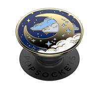PopSockets: PopGrip - Supporto e Impugnatura per Telefoni Cellulari e Tablet con un Top Intercambiabile - Enamel Fly Me To Moon