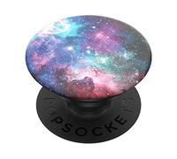 PopSockets PopGrip - Supporto e Impugnatura per Telefoni Cellulari e Tablet con Un Top Intercambiabile - Blue Nebula