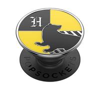 PopSockets PopGrip - Supporto e Impugnatura per Telefoni Cellulari e Tablet con un Top Intercambiabile - Enamel Hufflepuff