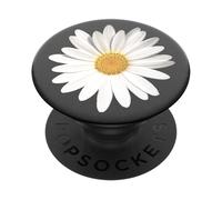 PopSockets PopGrip - Supporto e Impugnatura per Telefoni Cellulari e Tablet con un Top Intercambiabile - White Daisy