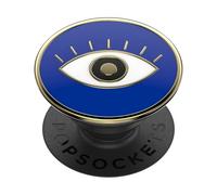 PopSockets, PopGrip per smartphone Premium Enamel Evil Eye, Blu