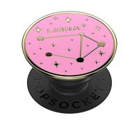 PopSockets: PopGrip - Supporto e Impugnatura per Telefoni Cellulari e Tablet con un Top Intercambiabile - Enamel Zodiac Libra