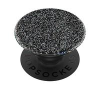 PopSockets PopGrip - Supporto e Impugnatura per Telefoni Cellulari e Tablet con Un Top Intercambiabile - Glitter Black