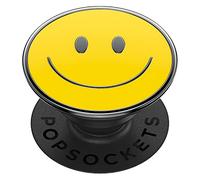 PopSockets, PopGrip Enamel Be Happy, Nero / Giallo