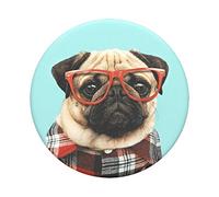 PopSockets PopGrip - Supporto e Impugnatura per Telefoni Cellulari e Tablet con un Top Intercambiabile - Studious Stu