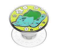 PopSockets: PopGrip - Supporto e Impugnatura per Telefoni Cellulari e Tablet con un Top Intercambiabile - Pokémon - Bulbasaur Nap Enamel