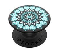 PopSockets PopGrip - Supporto e Impugnatura per Telefoni Cellulari e Tablet con Un Top Intercambiabile - Peace Metala Sky
