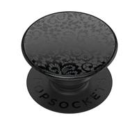 PopSockets: PopGrip - Supporto espandibile e impugnatura con parte superiore sostituibile per smartphone e tablet, colore: Nero