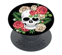 PopSockets | PopGrip | Supporto estraibile e maniglia per smartphone e tablet | Supporto per dita Basic Bitter Roses