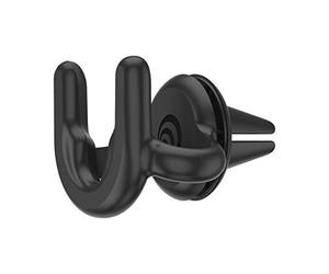 PopSockets : PopMount 2 supporto antiaderente per presa d'aria auto vivavoce per smartphone e tablet - nero