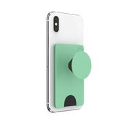 PopSockets PopWallet+ con PopTop Swappable: Impugnatura per telefono, supporto per telefono e portafoglio per carte, rimovibile, Ultra Mint