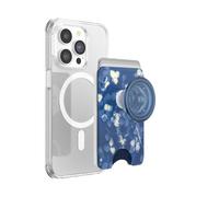 PopSockets: PopWallet+ for MagSafe - Porta carte con PopTop integrato intercambiabile per smartphone e custodie - Phantom Aspen