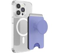 PopSockets: PopWallet + per MagSafe - Anello Adattatore per MagSafe Incluso - Porta Carte con Top Intercambiabile Integrato per Smartphone e Custodie - Deep Periwinkle
