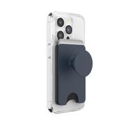 PopSockets - Portafoglio per telefono con impugnatura espandibile, porta carte per telefono, compatibile con ricarica wireless e MagSafe, blu navy